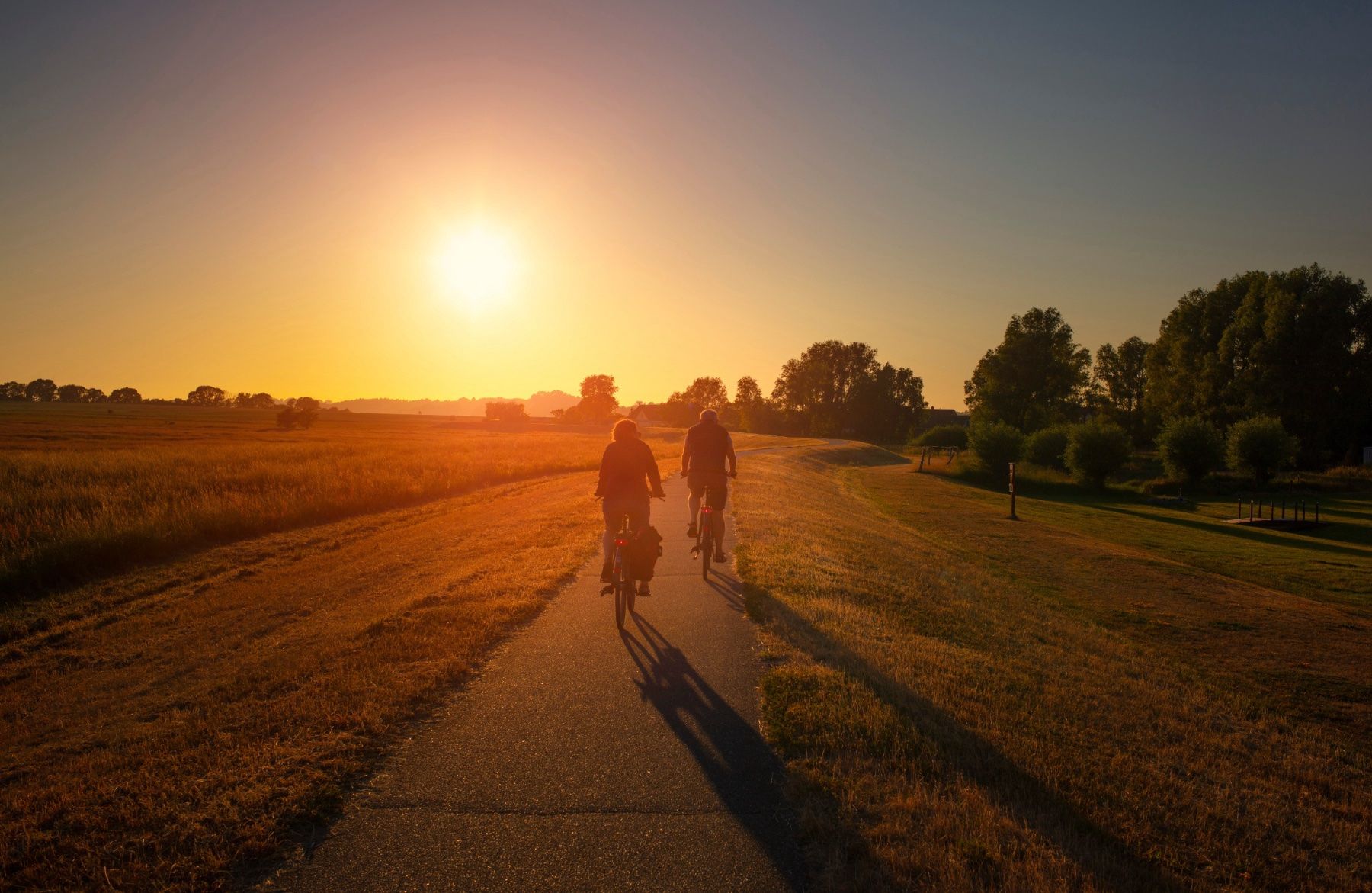 Mit dem Fahrrad unterwegs auf Rügen