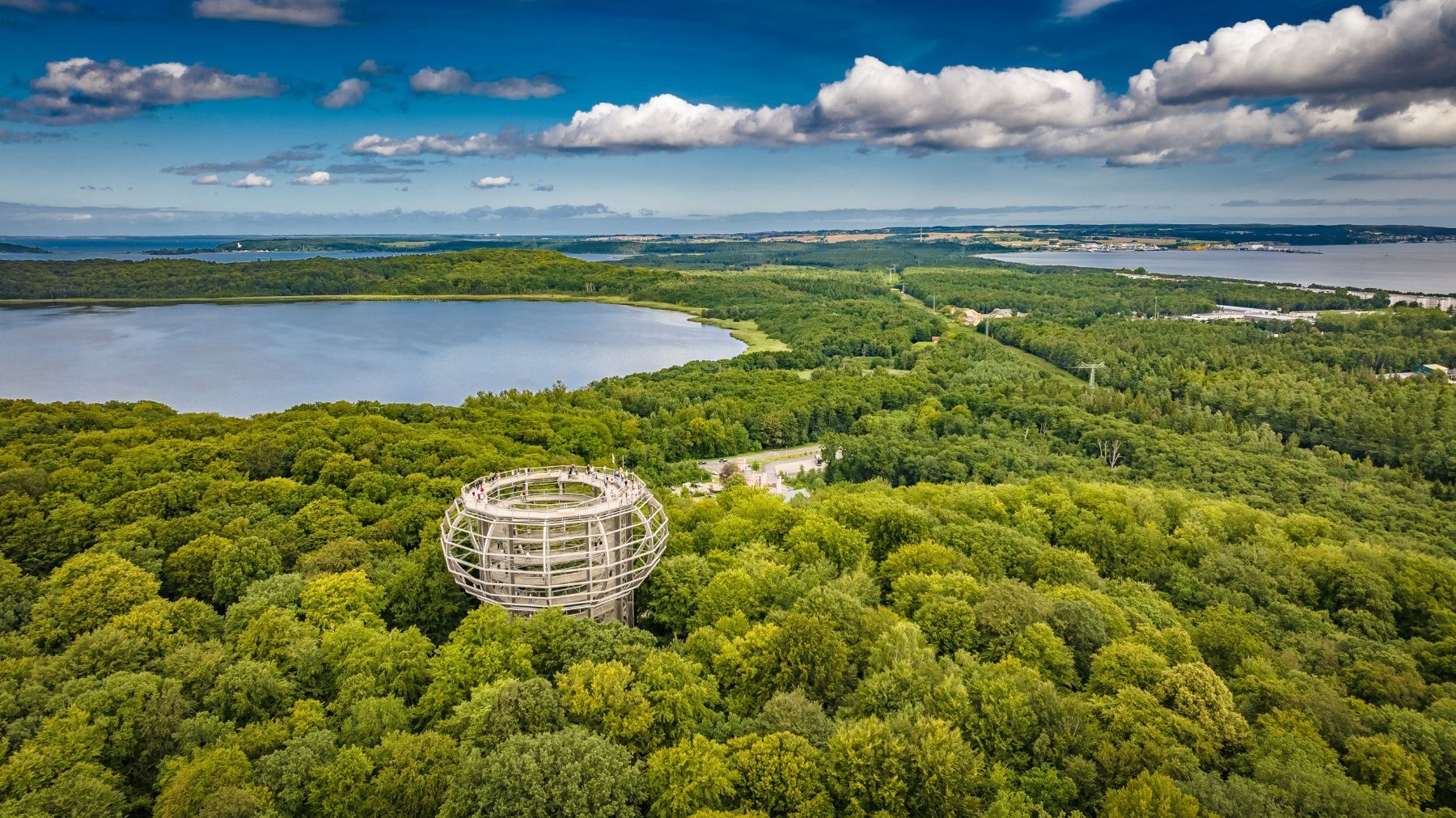 Blick auf die Kreidefelsen im Nationalpark Jasmund
