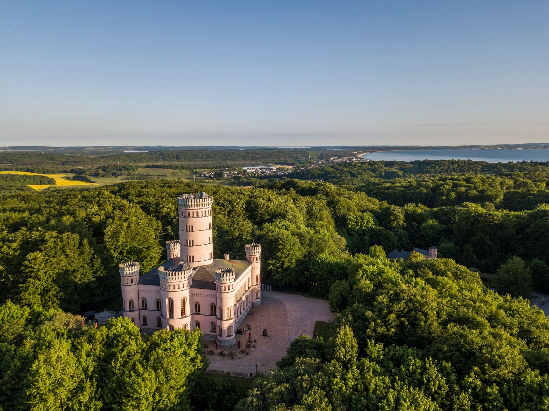 Blick auf die Kreidefelsen im Nationalpark Jasmund
