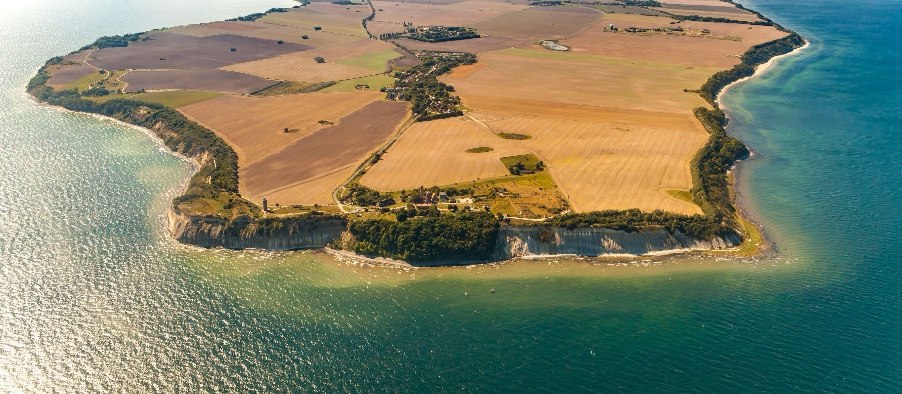 Blick auf Kap Arkona von oben